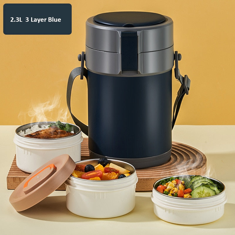 EcoBite | Roestvrijstalen lunchbox – Lekvrije, draagbare maaltijdcontainer