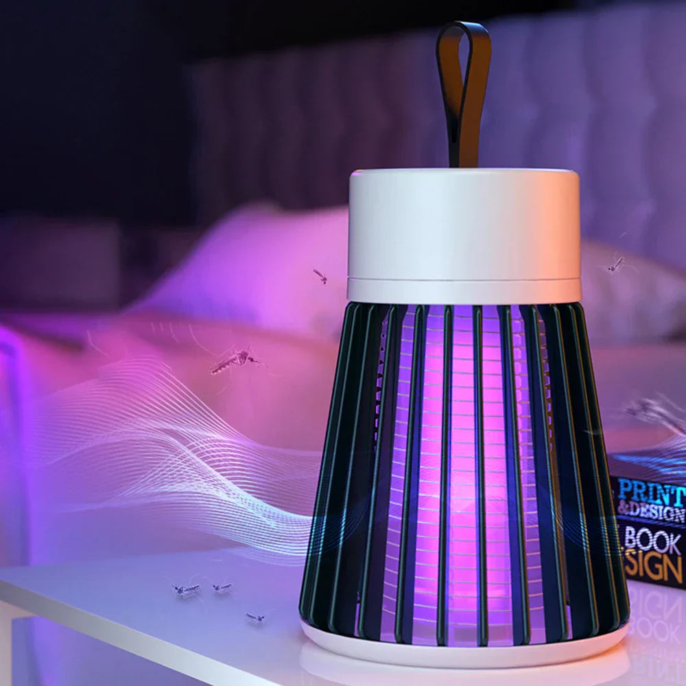 FlyFree | LED-muggenlamp – Stille insectenverdelger voor binnen en buiten voor muggen en vliegende insecten