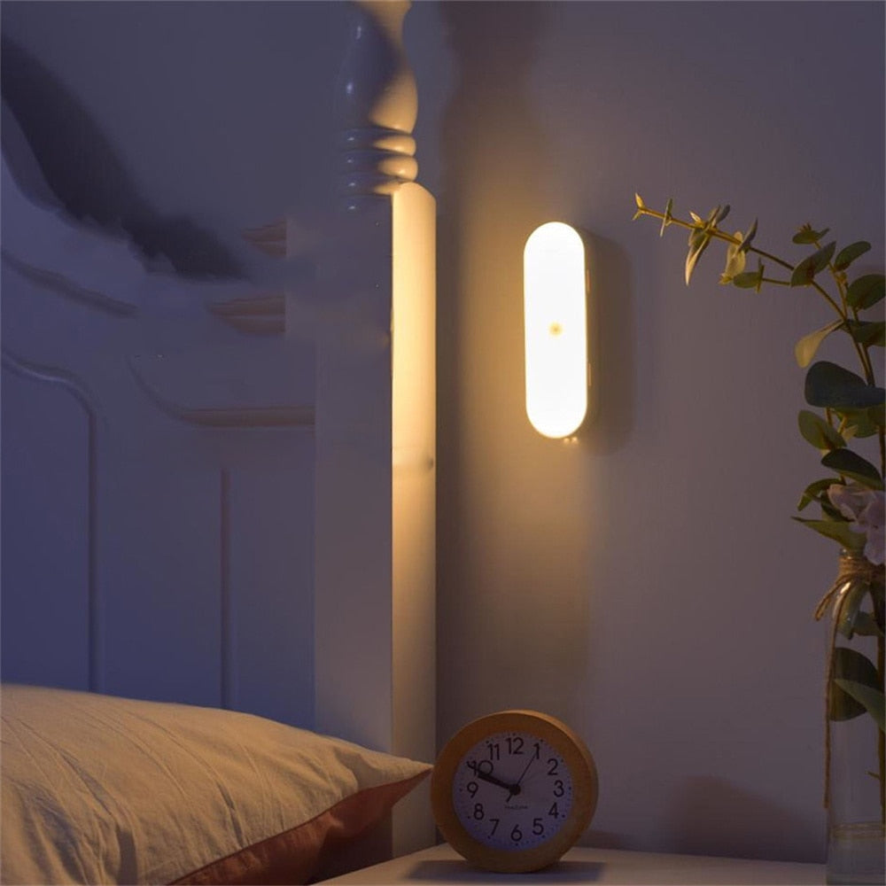 Lampino | LED USB Oplaadbaar Draadloos Bewegingssensor Wandlamp