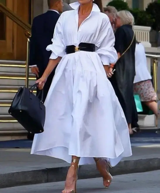 Vaelin | Zomerjurk met losse pasvorm voor dames – Casual, oversized, luchtige outfit