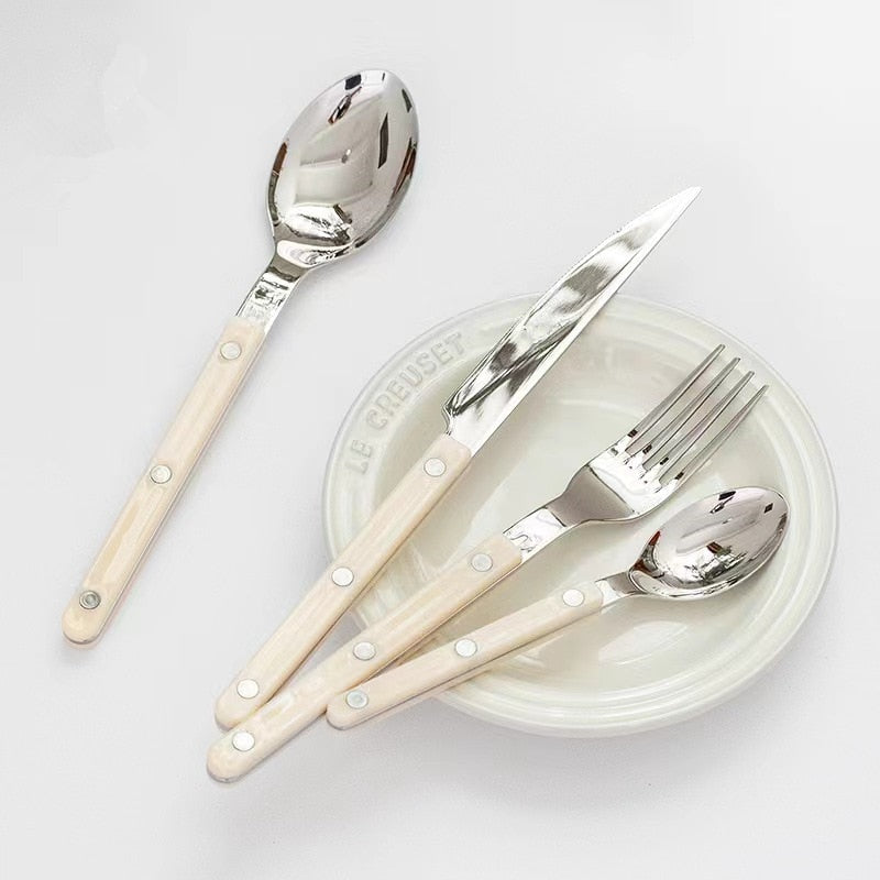 Utensiq | 24-delige bistrobestekset - Roestvrijstalen bestekset voor 6 personen