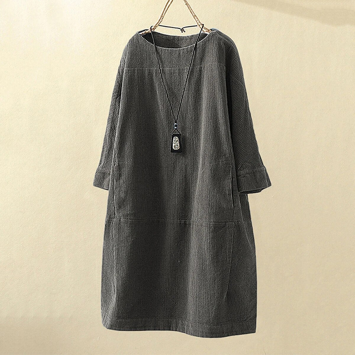 Coralia | Vintage retro-jurk voor dames – Elegante, chique midi-zomerjurk