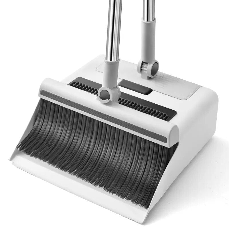 CleanTrio | 3-in-1 ruimtebesparende schoonmaakborstelset - compacte, multifunctionele schoonmaakborstels voor thuis