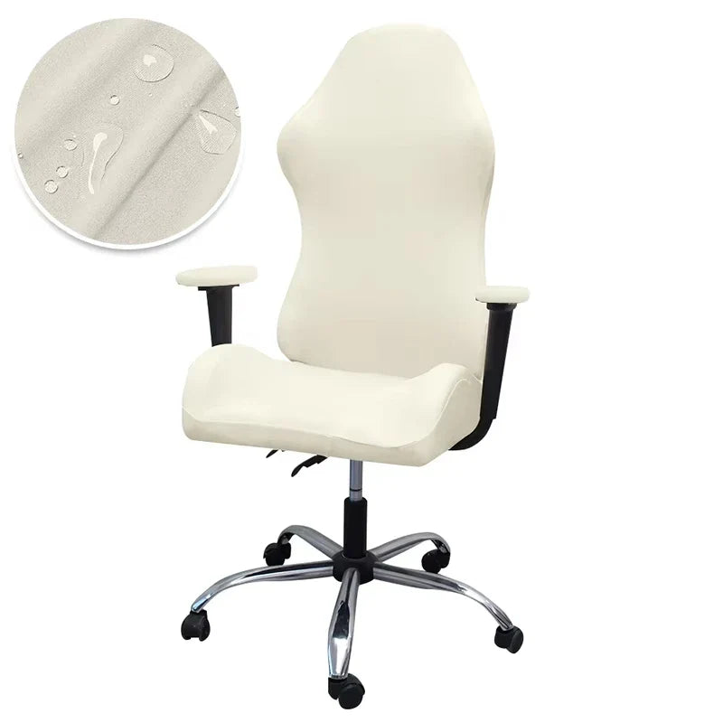 CoverQuest | Polar fleece hoes voor gamestoel - Zacht, elastisch, wasbaar, universele pasvorm