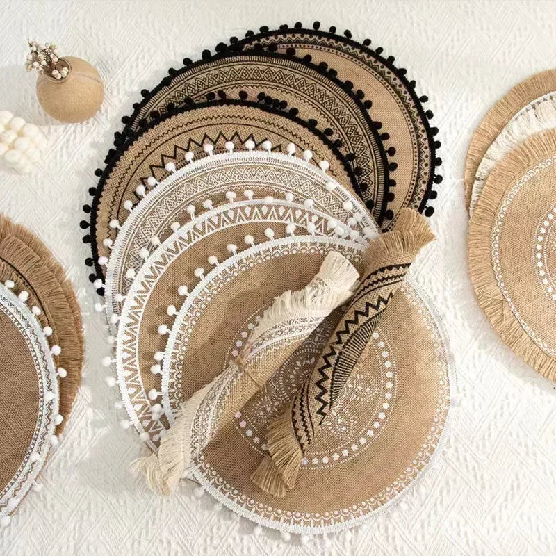 RusticMat | Boho antislip placemats van jute