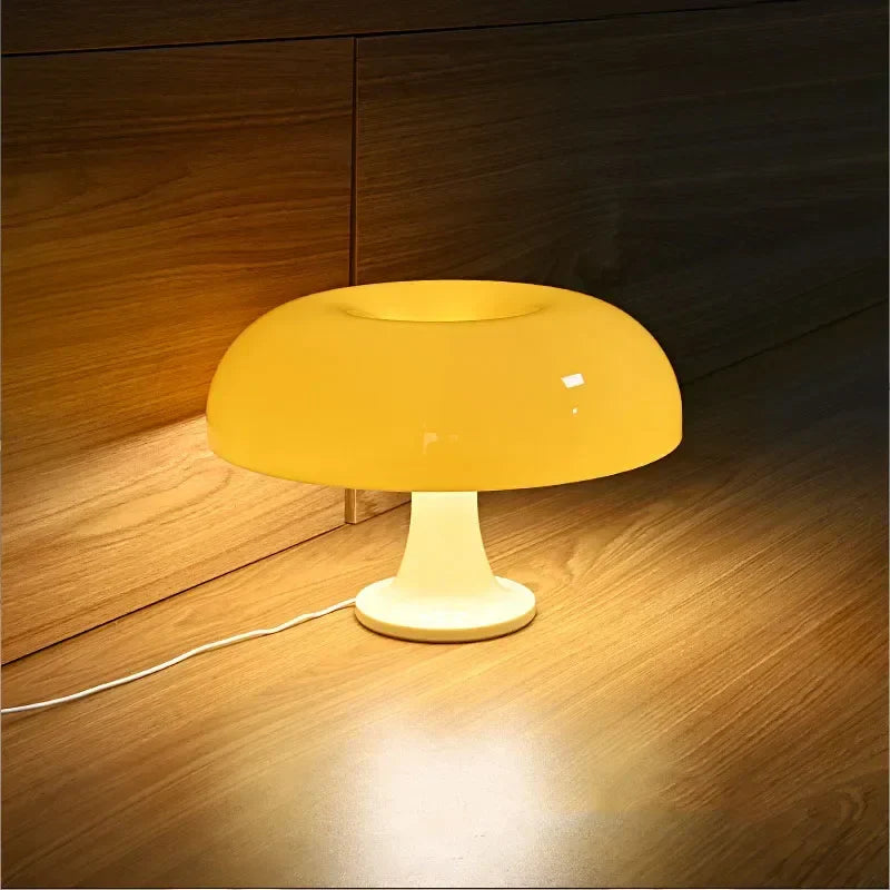 LushLamp | Elegante Paddestoel Tafellamp - Scandinavisch Design, LED, Acryl, Moderne Home Verlichting