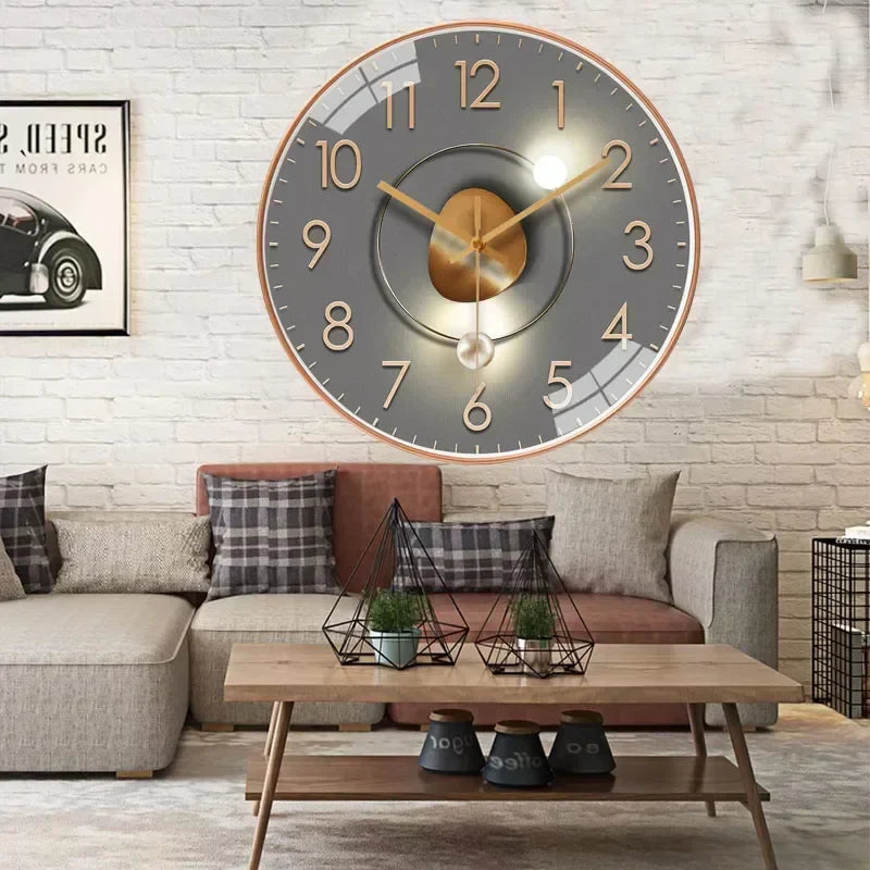 ChronoCraft | Moderne Decoratieve Wandklok - Stil & Stijlvol Home Accent - Minimalistisch Ontwerp, Klassiek Tijdstuk