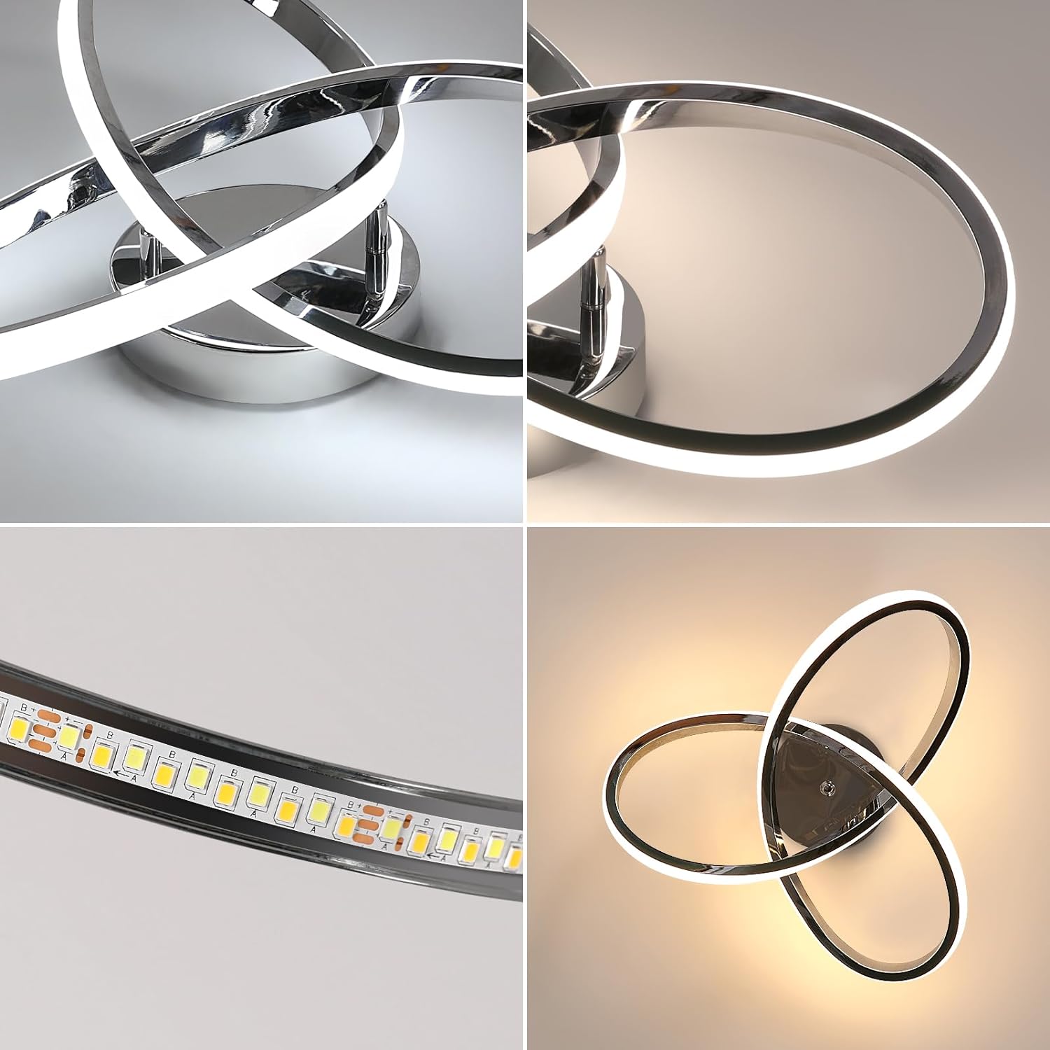 NovaCeil | Moderne LED Plafondlamp - 38W Bloem Ontwerp