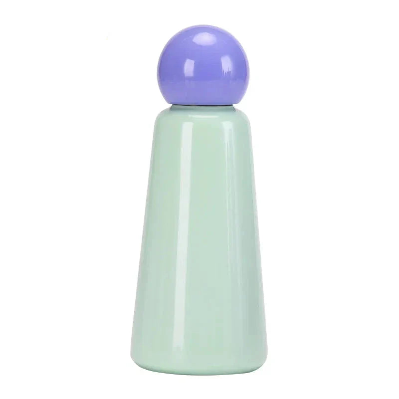 SipPop | 500ml thermosfles - 304 roestvrij staal, lekvrij, vacuüm geïsoleerd, 2-kleurige pastelkleur