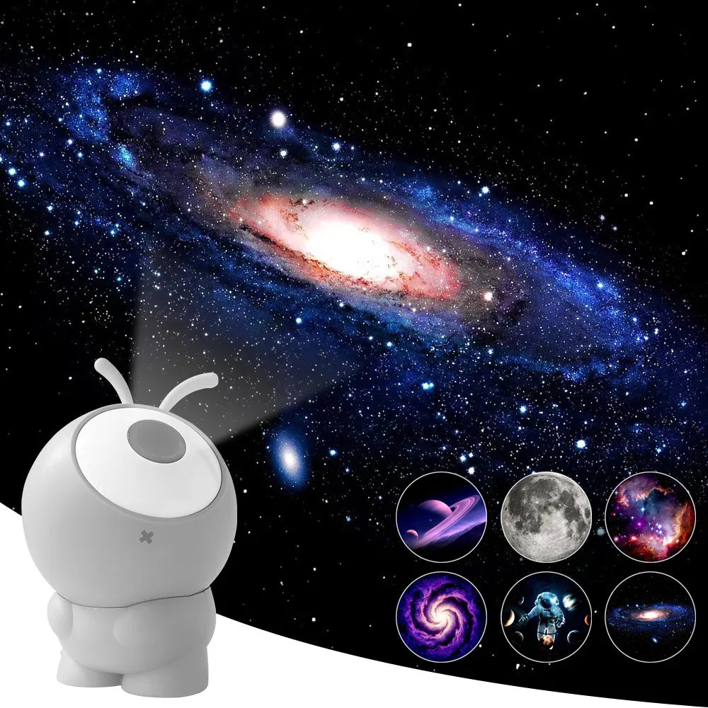 CosmoBeam | Buitenaardse planetariumprojector - LED sterrenkijkerlicht, Ruimte & Melkwegprojectie