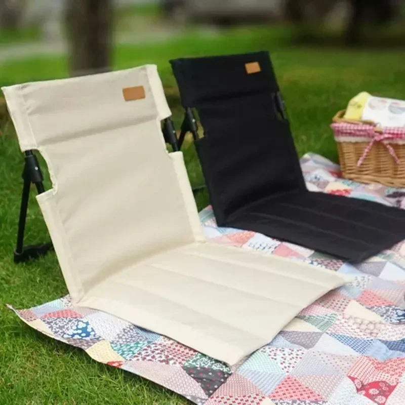 TrekChair | Opvouwbare campingstoel - ultralichte draagbare stoel voor buiten met gewatteerde zitting