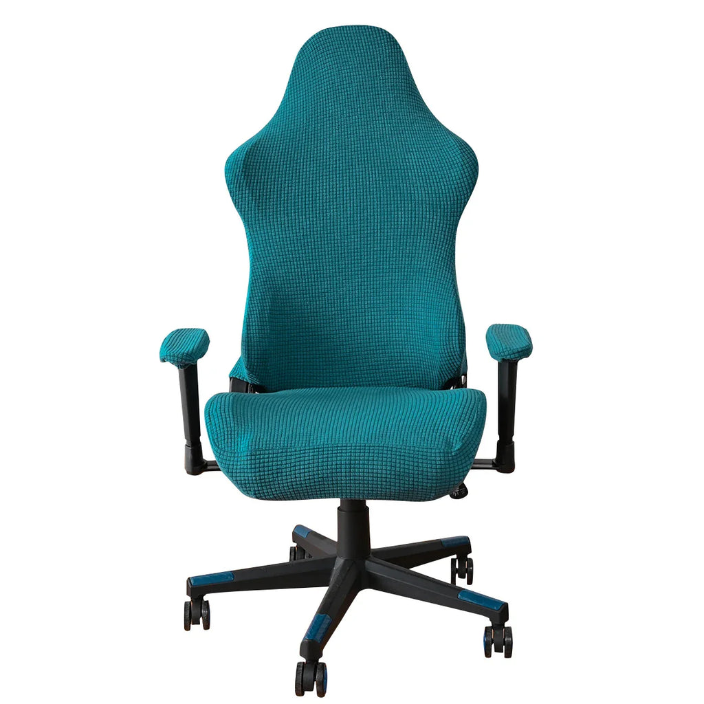 CoverQuest | Polar fleece hoes voor gamestoel - Zacht, elastisch, wasbaar, universele pasvorm