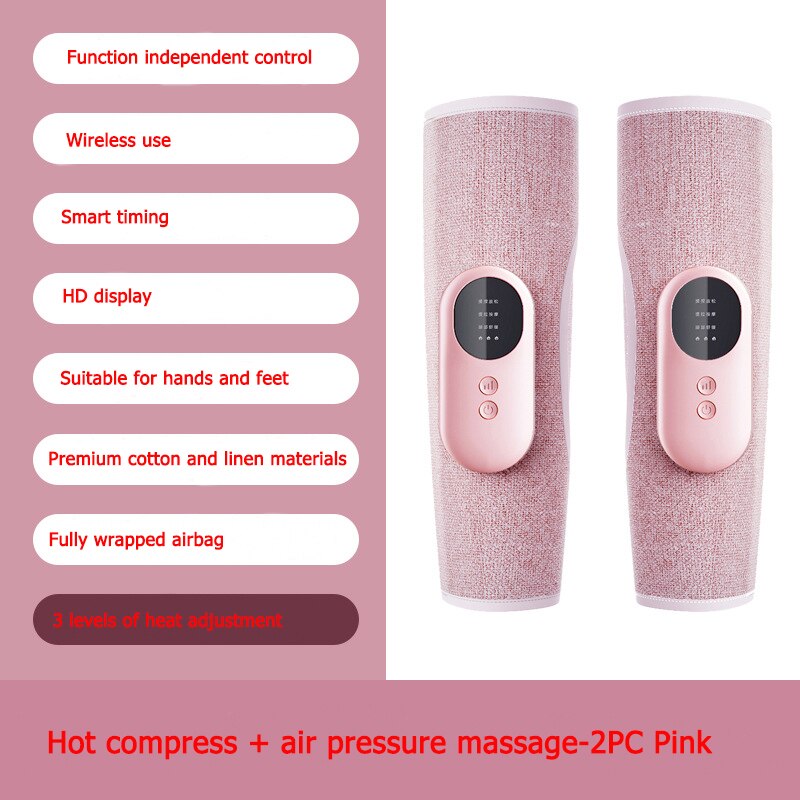 RelaxPod | Draagbare draadloze luchtcompressie-beenmassageapparaat – Trillingsbehandeling voor kuiten