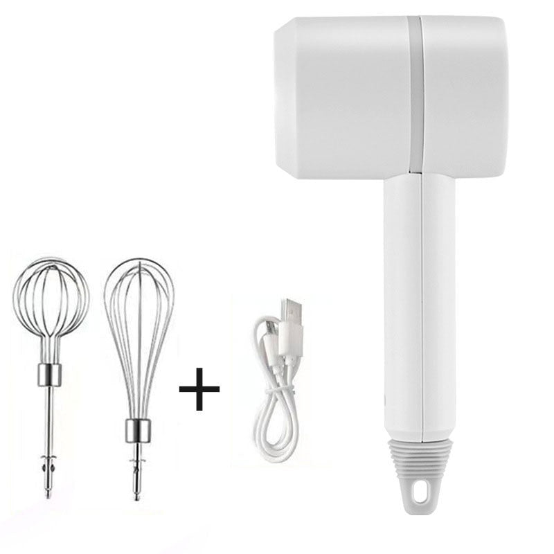MixWhisk | Snoerloze 2-in-1 elektrische handmixer en voedselmolen