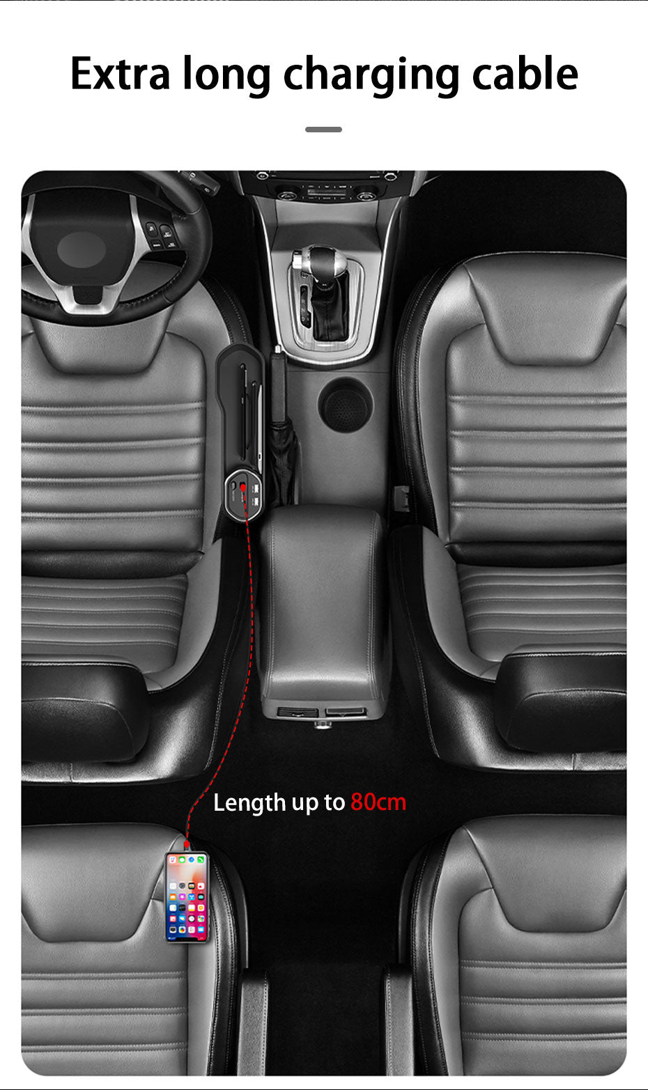 GapLock | Slimme autostoelvuller – Nooit meer gevallen voorwerpen