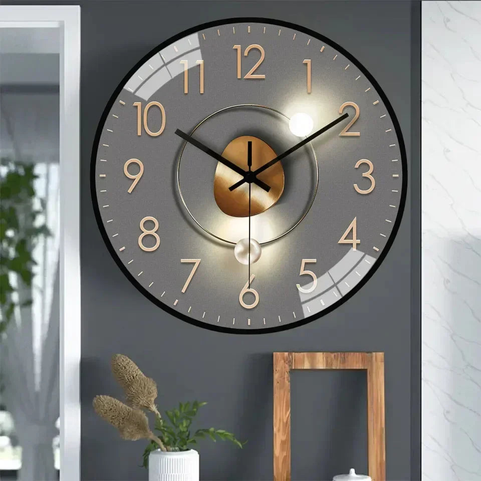 ChronoCraft | Moderne Decoratieve Wandklok - Stil & Stijlvol Home Accent - Minimalistisch Ontwerp, Klassiek Tijdstuk