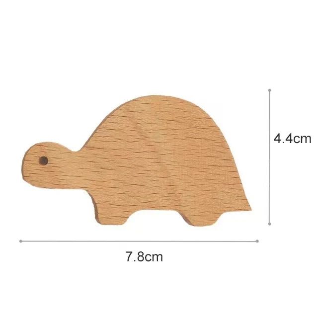TundraHook | Wandhaak Scandinavische Houten Dieren - Kapstokhaak & Hoedhaak in Rustieke Stijl