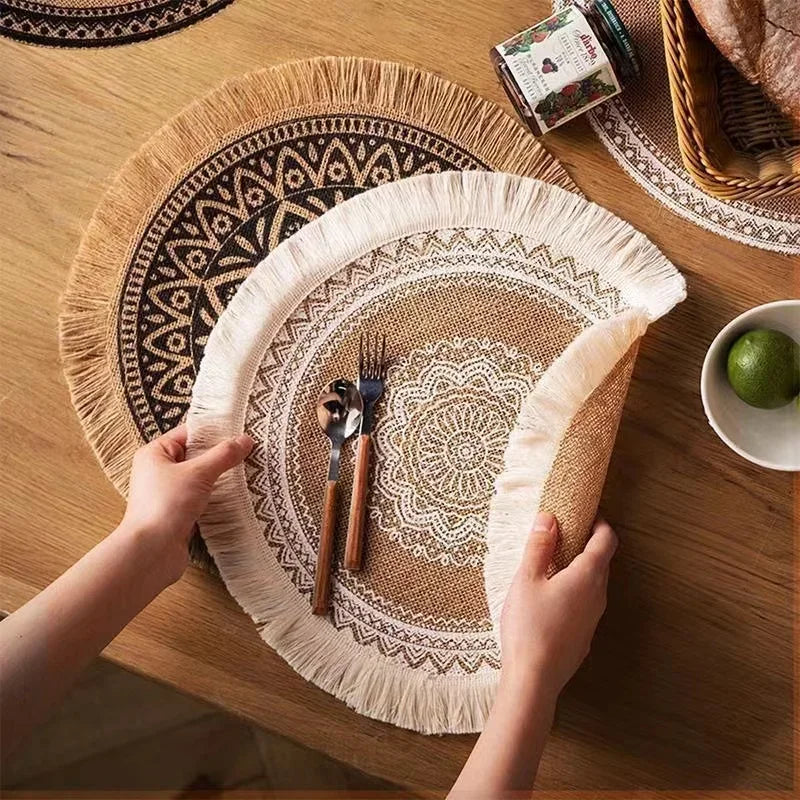 RusticMat | Boho antislip placemats van jute