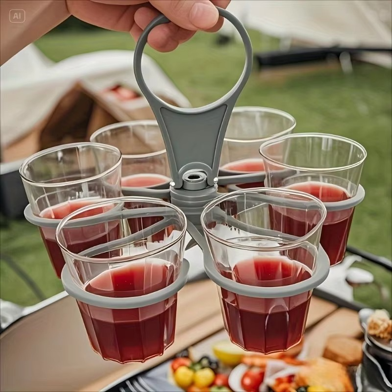 SipHold | Opvouwbare bekerhouder voor meerdere dranken - draagbare herbruikbare bekerhouder