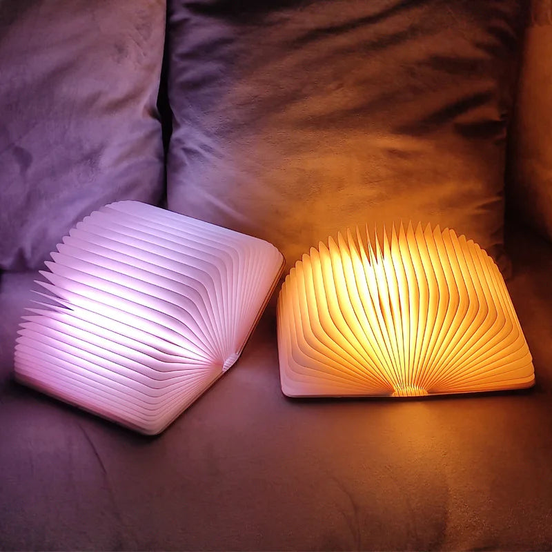 BookGlow | Opvouwbare boekenlamp - LED-bureaulamp, draagbaar & oplaadbaar, creatief nachtlampje