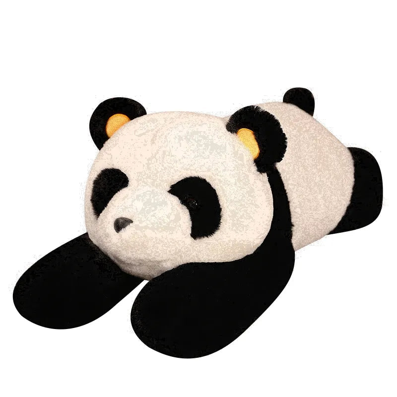 SnugPanda | Giant Lazy Panda Plush Toy – Zachte, knuffelbare knuffel voor kinderen, extra grote pluche panda