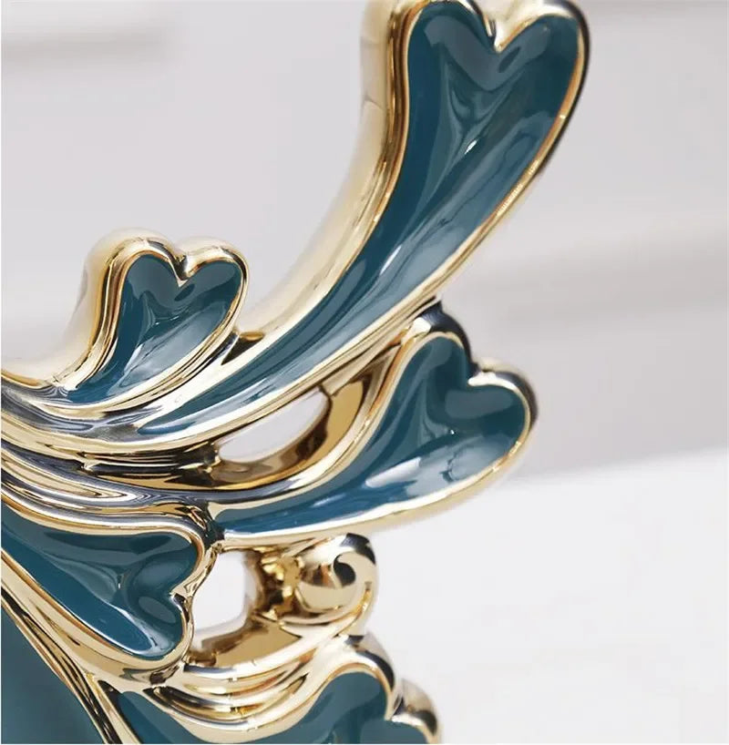 Amoura | Romantisch Koppelbeeldje – Modern Hars Liefdesbeeld, Woondecoratie Sculptuur