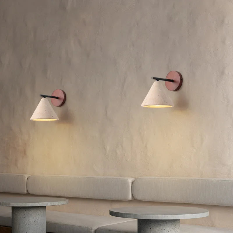 TerraLume | Natuurstenen wandlamp - Travertijn LED armatuur