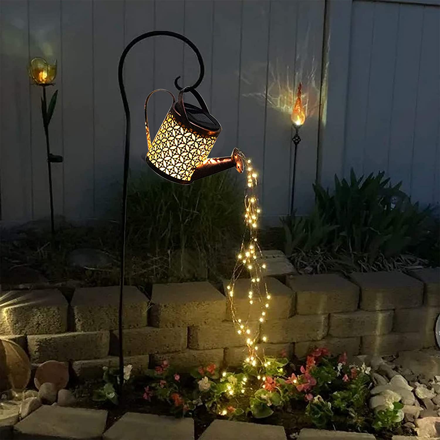 SparkleCan | Zonne-energie LED-stringverlichting - Gieter Tuinlamp voor buitendecoratie