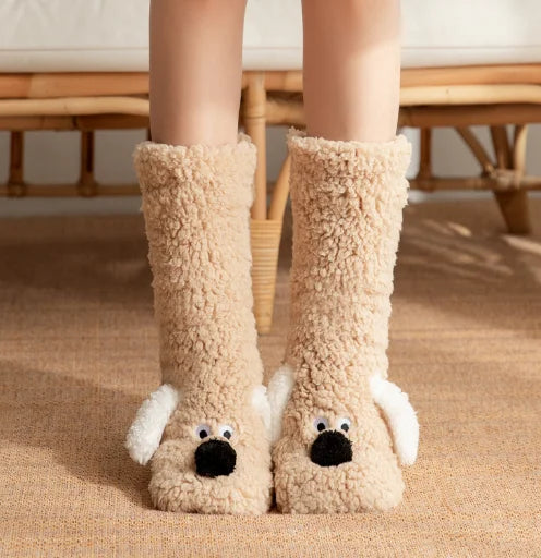 Warmies | Zachte, comfortabele lange sokken en huisslippers – Zacht, warm schoeisel voor de winter