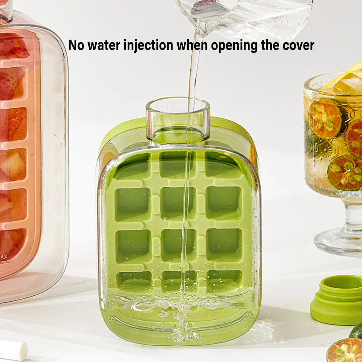 IceBurst | One-press ijsmachine fles - Instant ijs, draagbaar, BPA-vrij, lekvrij ontwerp