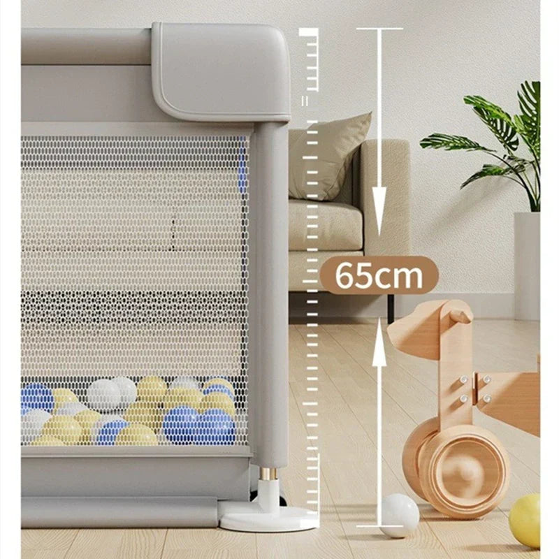 KiddoSpace | Grote box voor baby's en peuters – Veilige speelruimte voor binnen en buiten met zachte panelen