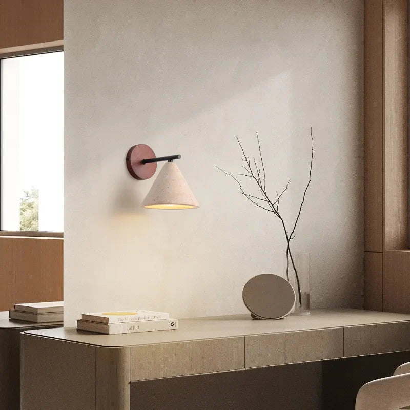 TerraLume | Natuurstenen wandlamp - Travertijn LED armatuur