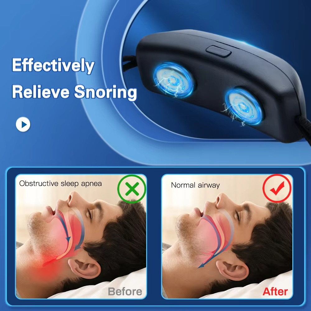SnoreOff | Anti-snurk kinband – Comfortabele, effectieve snurkstopper voor een rustige slaap