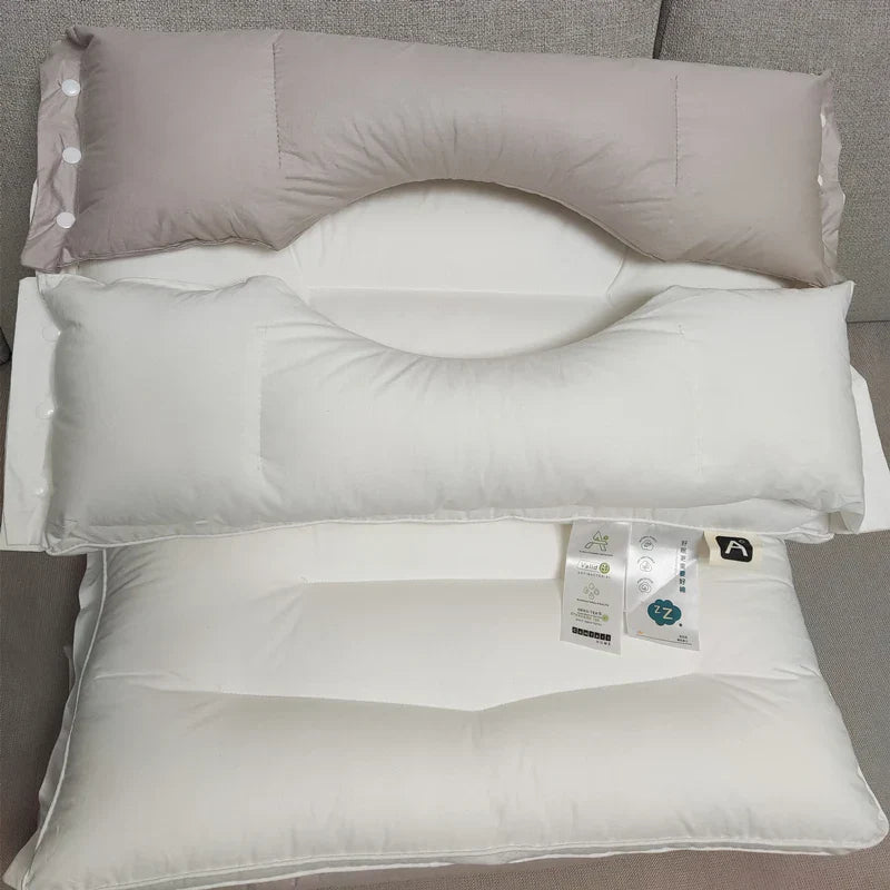 DreamRest | Verstelbaar orthopedisch kussen voor diepe slaap - Traagschuim, neksteun