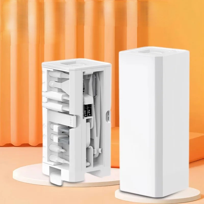 TechShine | 32-delige elektronica-onderhoudsset – Precisie-reinigingsgereedschap voor computers