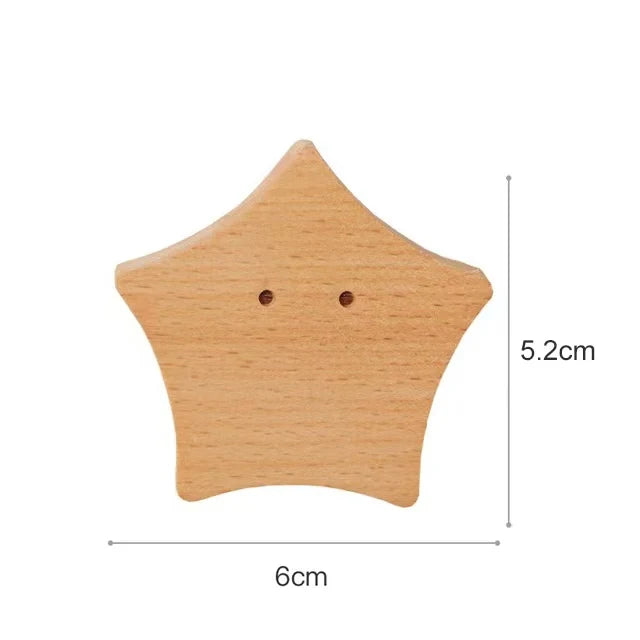 TundraHook | Wandhaak Scandinavische Houten Dieren - Kapstokhaak & Hoedhaak in Rustieke Stijl