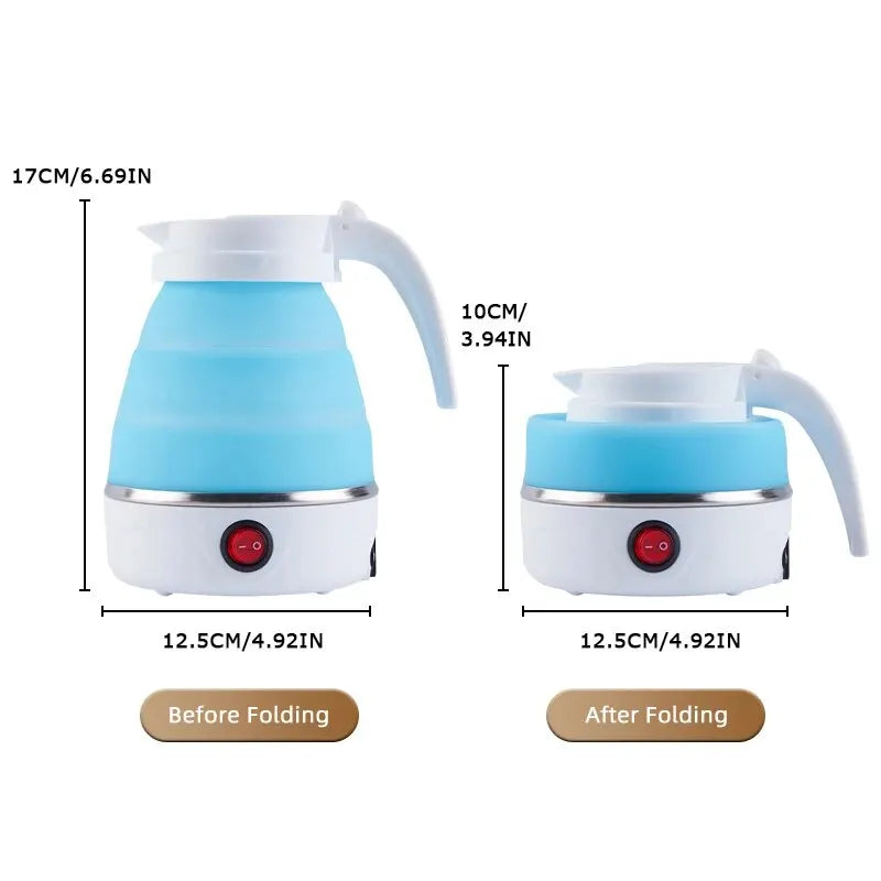 FoldiBoil | Opvouwbare Waterkoker - Draagbare Reisswaterkoker met Snelkoken - BPA-vrij Silicone