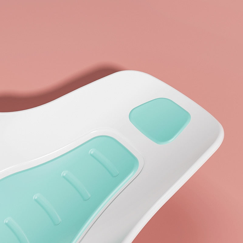 TinySplash | Reisvriendelijk babybadje – Opvouwbaar badje met zuignappen voor veilig en gemakkelijk douchen