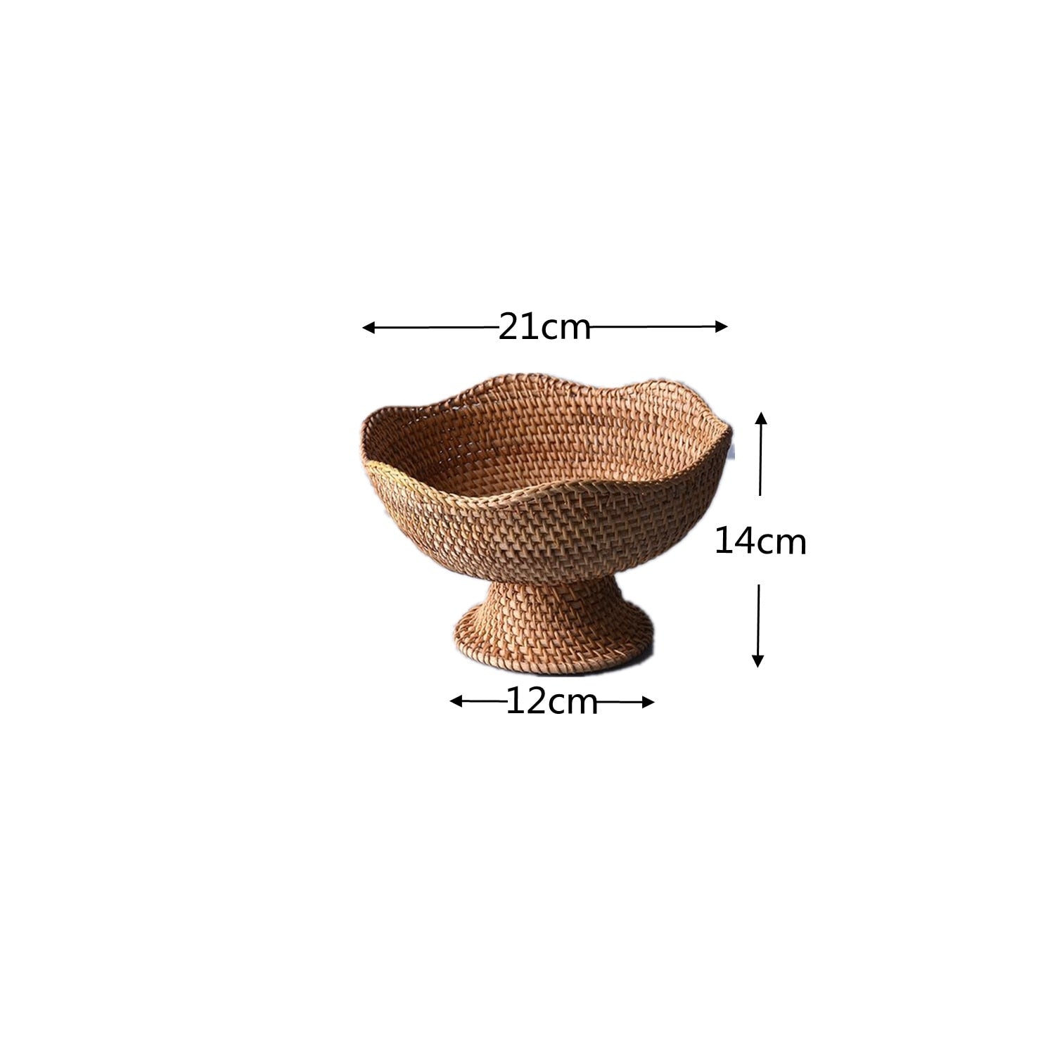 BohoBowl | Rustiek Rotan Fruitmanden Decoratieve Opbergkommen