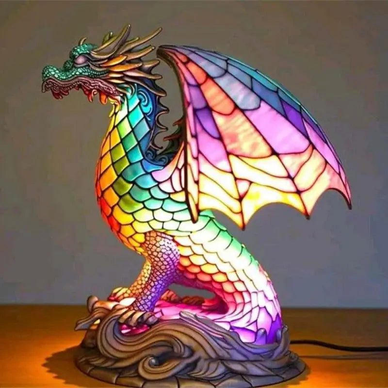 MosaicCritter | Retro veelkleurige hars 3D dierenlamp