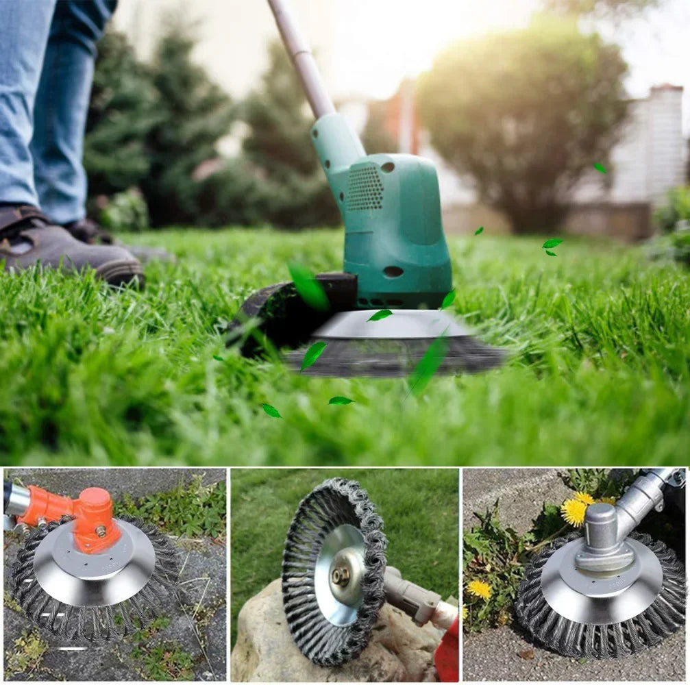 GrassRipper | Zware stalen draadtrimmerkop voor borstelsnijder en onkruidverwijdering