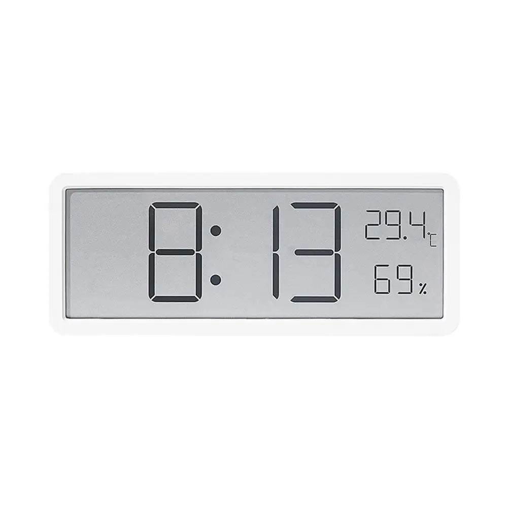 TimeVibe | Large Digital Wall Clock with LED Display, Temperature & Humidity Sensor – Modern Clock