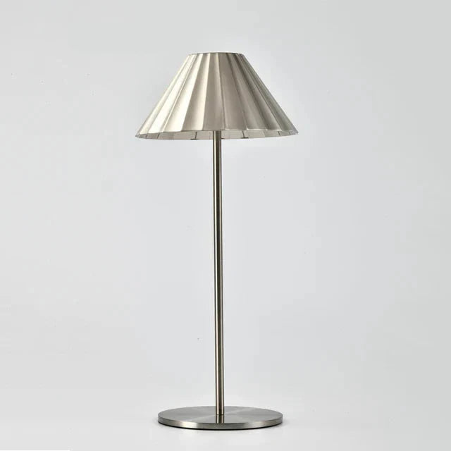 ChicLite | Elegante Scandinavische Aluminium LED Tafellamp - Draadloos, Oplaadbaar via USB