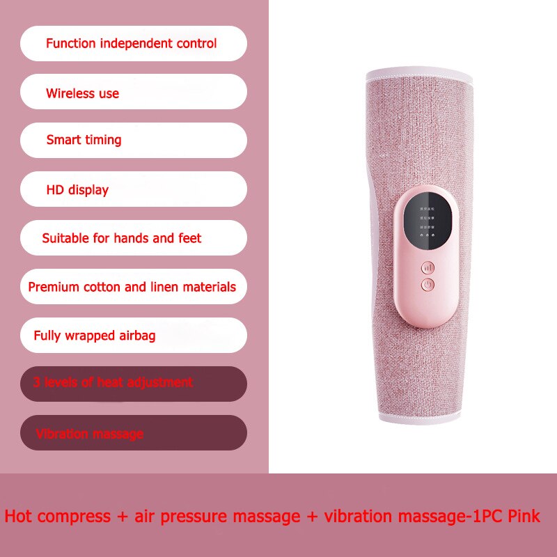RelaxPod | Draagbare draadloze luchtcompressie-beenmassageapparaat – Trillingsbehandeling voor kuiten
