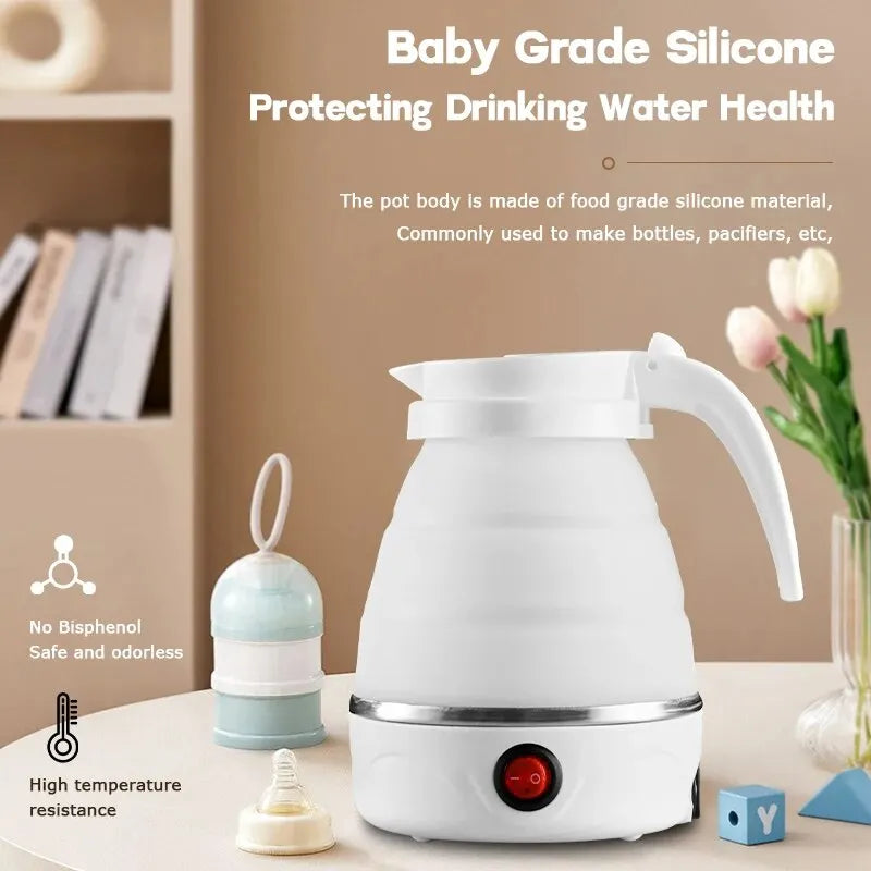 FoldiBoil | Opvouwbare Waterkoker - Draagbare Reisswaterkoker met Snelkoken - BPA-vrij Silicone