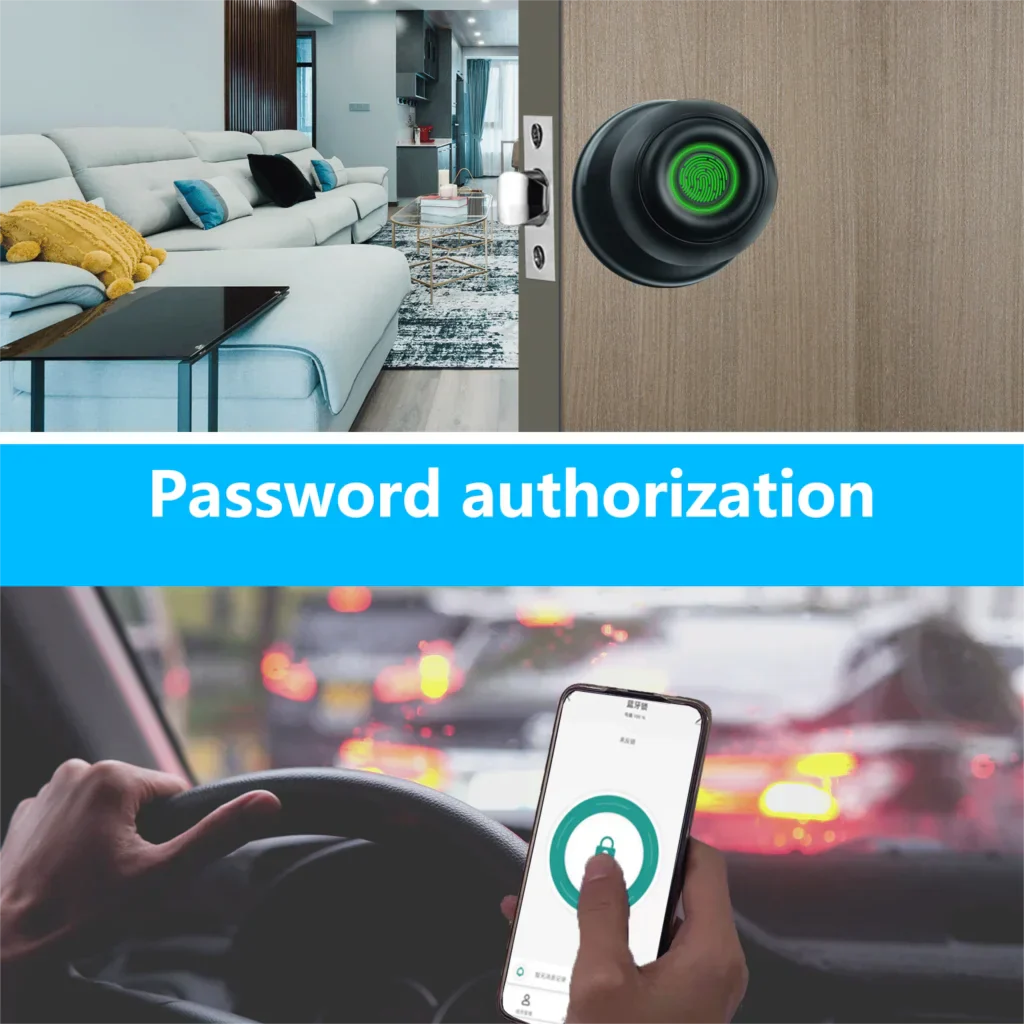 LockSense | Vingerafdruk Slimme Deurknop - Touch Secure Biometrisch deurslot