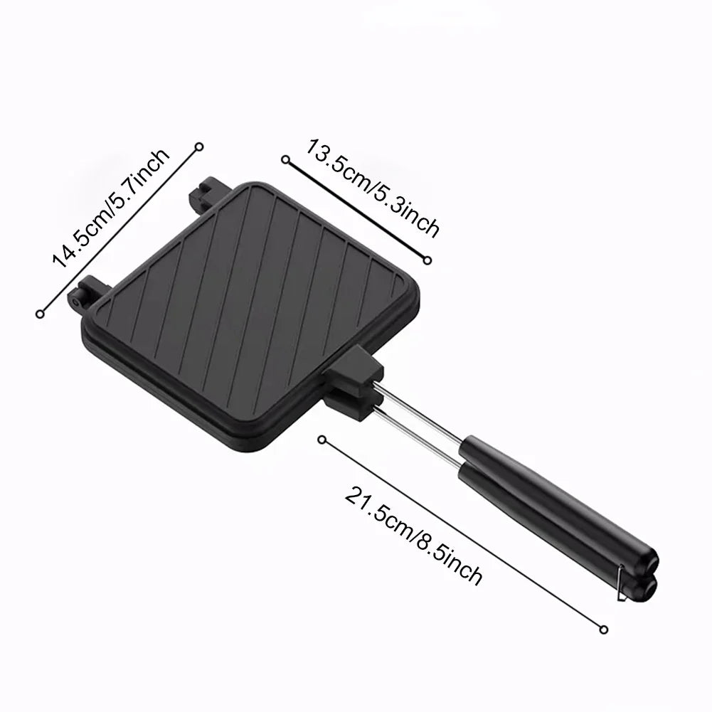 ToastFlip | Sandwichgrill met dubbele antiaanbakplaat – Flip Pan Toaster