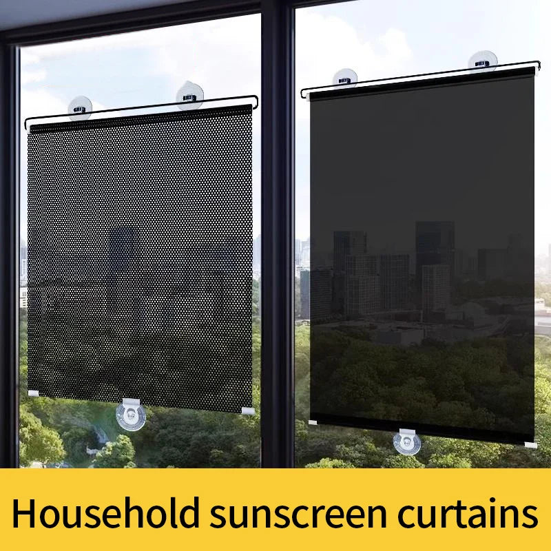 FlexTint | Oprolbaar Zonnescherm Rolgordijn - UV-bescherming Thermische Isolatie