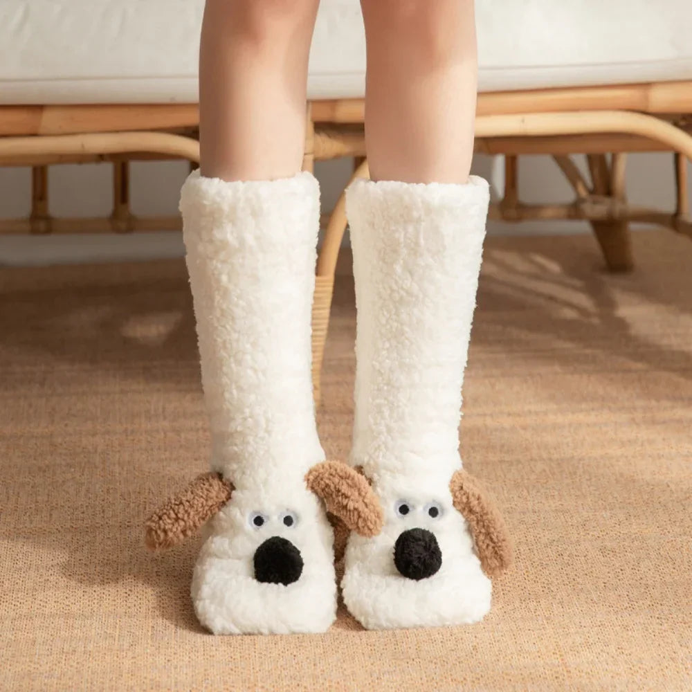 Warmies | Zachte, comfortabele lange sokken en huisslippers – Zacht, warm schoeisel voor de winter
