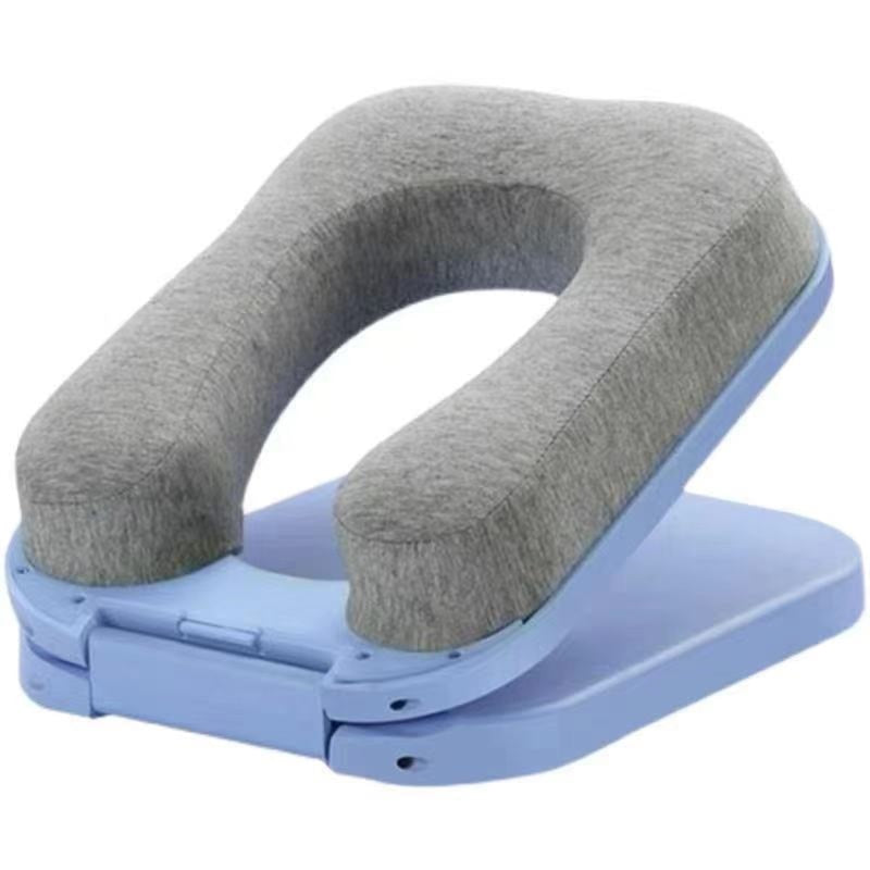 JetPillow | Verstelbaar opvouwbaar reiskussen – Comfortabele neksteun voor in het vliegtuig